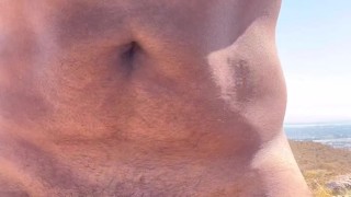 HIKING with MY STEP DAD got NAKED & PLAYED caught HIS UNCUT BLACK COCK MEAT