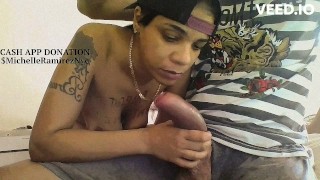 LESBIAN BLOW JOB COSPLAY HAT DIKE SUCKS DICK BBC HUGE COCK