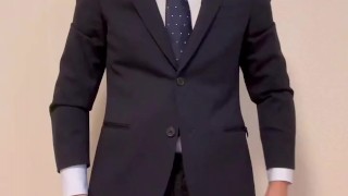 Sample Anal masturbation with dildo