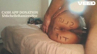 BIG FOOTBALL BOOTY TATTOO ROUND BROWN ASS EBONY HARDCORE