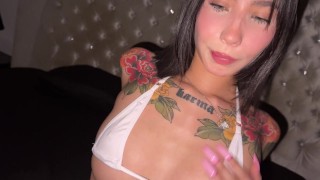 I see Tammy Taylor in the pool and we go to the room to fuck!