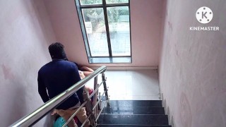 One day girlfriend and boyfriend secretly have hardcore sex.