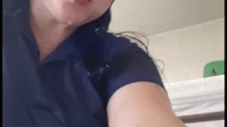 Polo shirt in hot tub per request