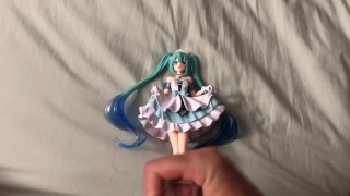 Big Cumshot for Miku