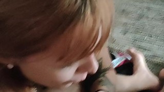 Intense morning sloppy blowjob by my blonde girl 😍