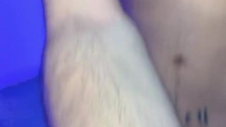 Jerking my uncut cock and shooting my milk 🥛💦