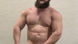 Solo cum in the gym/ morganfit of for more
