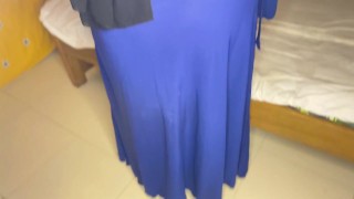 Big Ass & Tits Egypt Sexy Muslim Maid Come To Saudi Landlord & Gets Huge Cum Inside Hairy Wet Pussy!