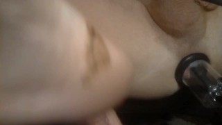 First Time Using Anal Pump And Loving It