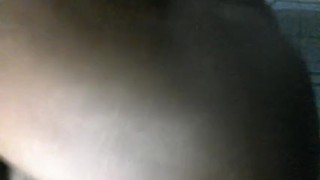 FREAKY BISEXUAL EBONY WANKING AND FUCKING ASS WITH A BANANA BEFORE EATING IT