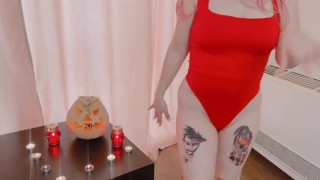 Dancer girl gets fuck in Halloween🎃🔥سکس پارتی هیجان انگیز در شب هالووین با دنس