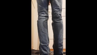 jeans pissing again
