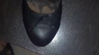 Fuck So Tight Peep Toe and Cum in High Heels