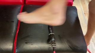 High-quality anal fuck - sex machine in the ass!