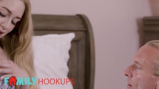 FAMILY HOOK UPS - Emma Starletto Catches Her Dad's Friend Checking Her Out And Gets A Wild Idea