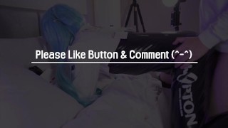 【初音ミク】 レギンスに中出し🏁💙 レースクイーン女装コスプレイヤーと中出しセックス【個人撮影】 1