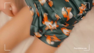 My Stepdad's Evening Fun. He Plaing with pussy in my bed