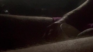 Almost wet myself desperate to piss in bottle Walmart parking lot loud moaning relief