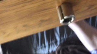 SEXY LOW HANGING BALLS DANGLING HOURGLASS SCROTUM