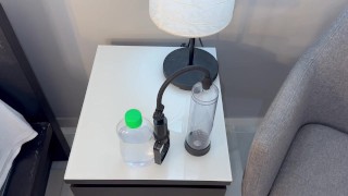 Unaware transformation into stepdads penis enlargement pump