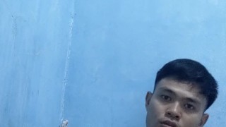 Handsome Asian Boy Jerking Off his Big Dick