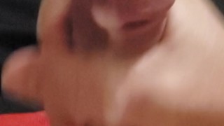 Amateur solo masterbation with cum