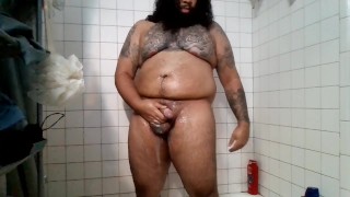 Masturbating in the shower