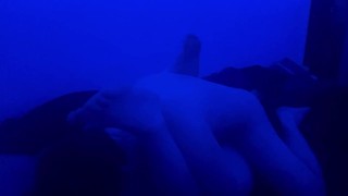 Slutty femboy rides daddy’s cock(full vid on only fans thustin69)