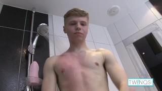 Cute Blonde James T Masturbates And Fingers His Tight Butt!