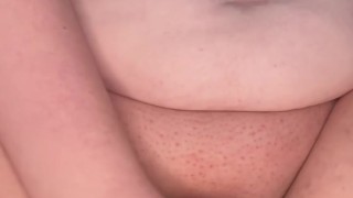 Bbw orgasm from two toys