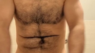 Hairy muscle bear flexing compilation!