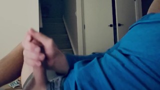 Big dick Jerking off to porn