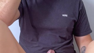 Trailer - Foot worship after gym ends with huge cumshot on soles!