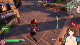 Elastic Girl's huge ass in a fortnite game - Jazziuu - Gameplay