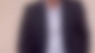 サンプル 爽やかスーツリーマン君によるオナニー