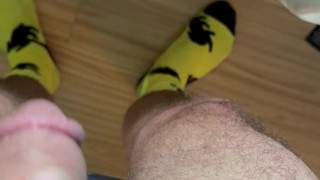 Just pulled my cock out of my new roommate after fucking her pussy for the first time since movingin