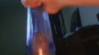 Tiny Fleshlight Commander Makes Me Cum and My Cock Feel Massive