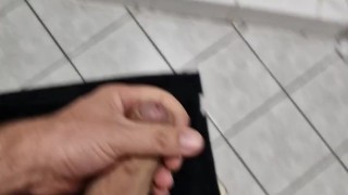 Stroking my cock at 2am BALLS FULL