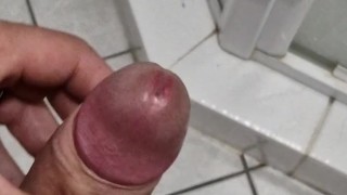 Stroking my cock at 2am BALLS FULL