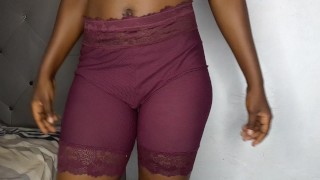 Bis ass ebony Solo female orgasm got in yellow and brown