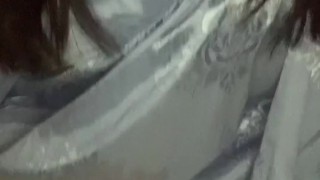 Humping pillow on camera for first time 💙