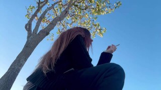 Artemisia Love outdoor 420 Smoke Sesh Full videos on OF