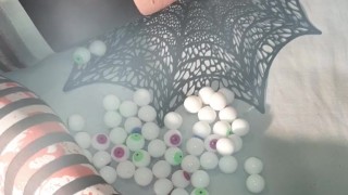 Huge anal insertion whit eye balls 👀 🎃HALLOWEEN SPECIAL🎃