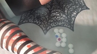 Huge anal insertion whit eye balls 👀 🎃HALLOWEEN SPECIAL🎃