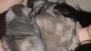 A busty damsel in pleasure night.