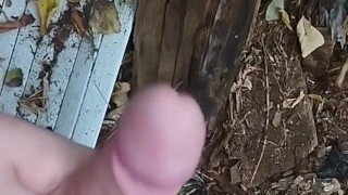 I jerk off in public place. Masturbate in the public park