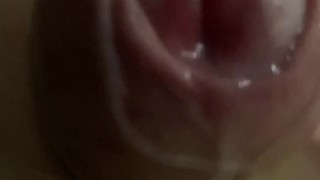 Cumshot close up
