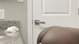 Playing in my tight hole