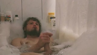 Wanking D in Jacuzzi