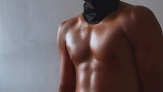 boy masturbates alone at home (intense milk)